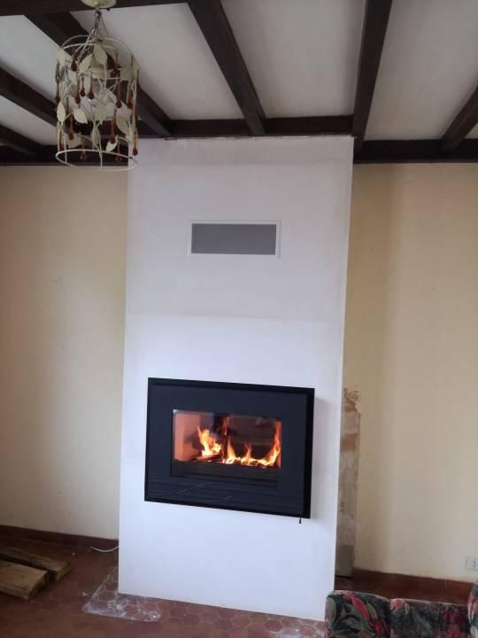 cheminée après